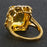925 Sterling Silver Citrine Gemstone Ring