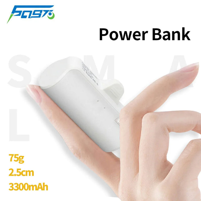 3300mAh Mini Portable Power Bank