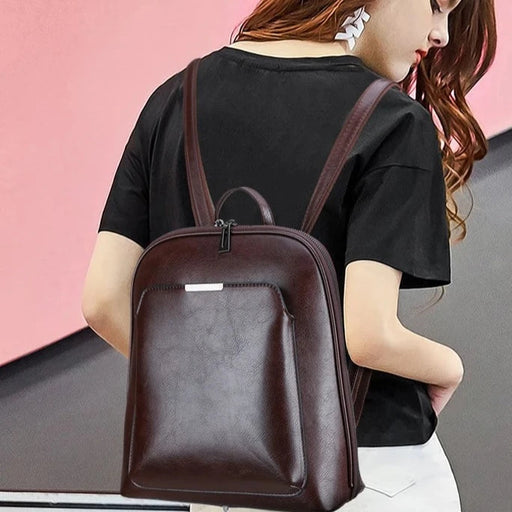 Women Leather Backpack