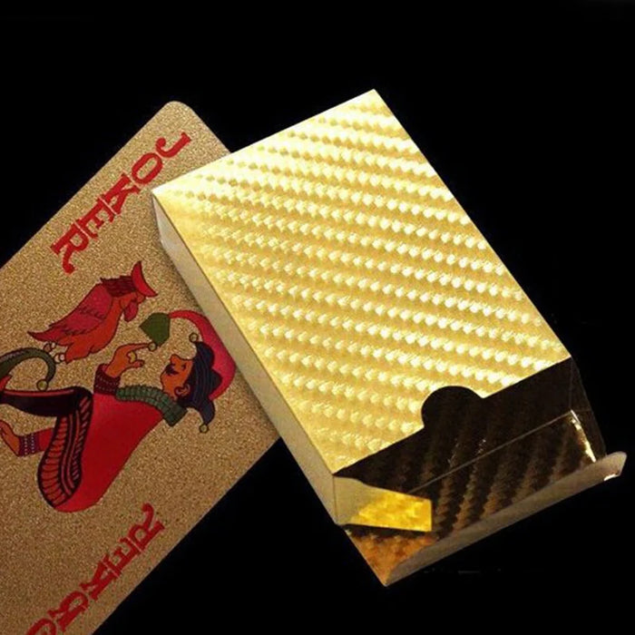 24K Gold Foil Playing Cards