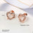 Love Heart Intertwined Stud Earrings
