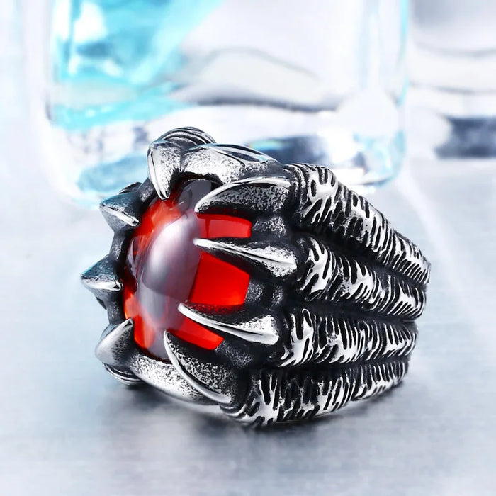 Dragon Claw Steel Ring