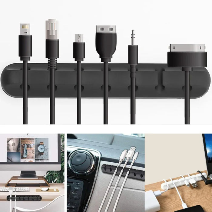 Self Adhesive USB Charging Cable Holder