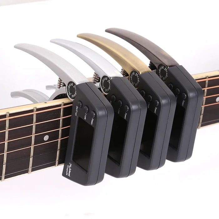 Guitar Capo with Built-In Tuner
