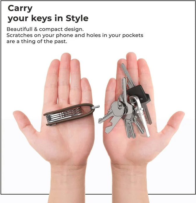 Smart Compact Pocket Keyholder and Keychain