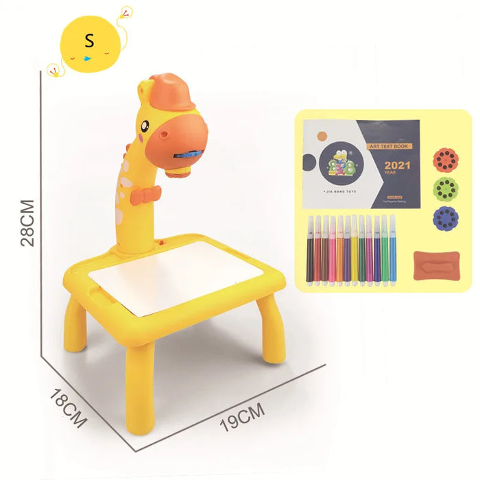 Kids LED Projector Drawing Table
